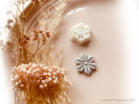 Cute Abstract Flower Pattern Summer Cutter - Polymer Clay Cutter Tools