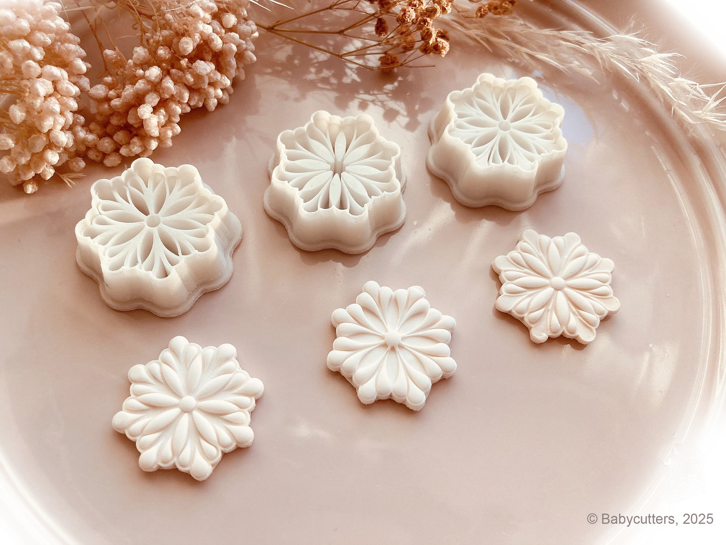 Snowflake Flower Pattern Summer Cutter - Polymer Clay Cutter Tools