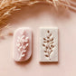 Delicate Branch Leaf Bud Polymer Clay Stamps - Polymer Clay Tools