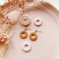 Round Circle Boho Pattern Cutter Shape with Hole - Polymer Clay Cutter Tools