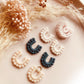 Half Round Circle Boho Pattern Pattern Polymer Clay Cutter