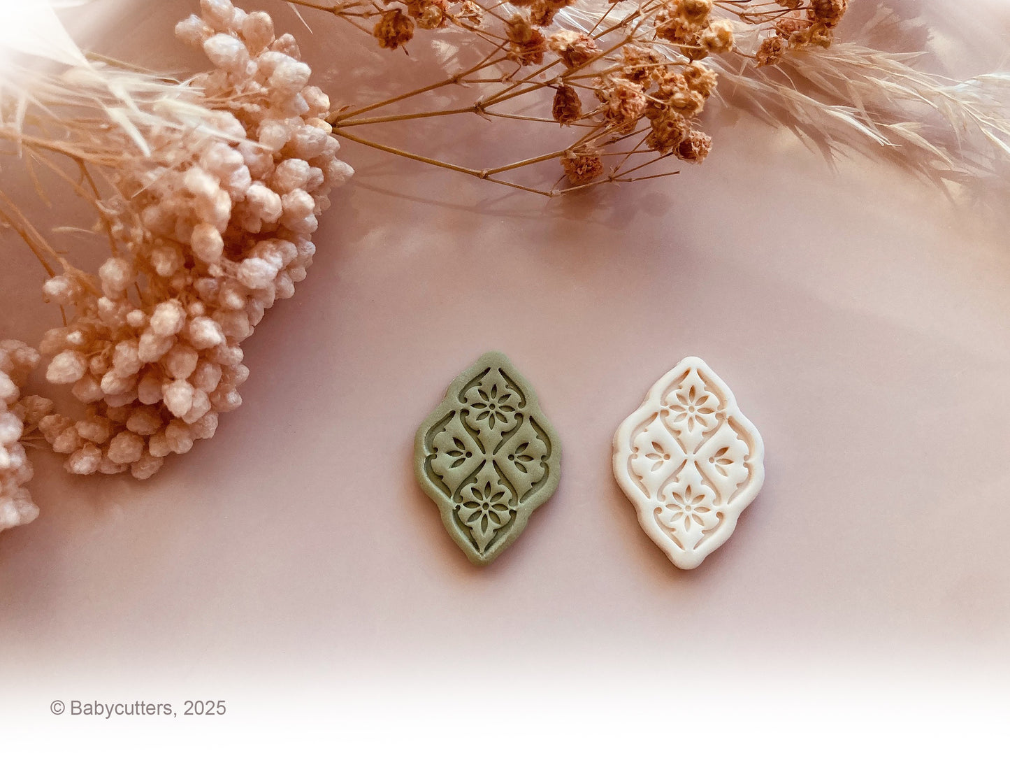 Ornament Pattern with Decorative Stamp Shape  - Polymer Clay Cutter Tools