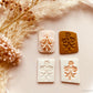 Flower Branch Polymer Clay Stamp