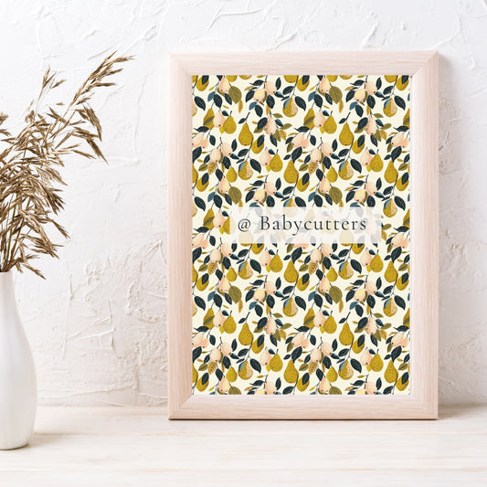 Pear Pattern 1 - Image Transfer Paper