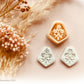 Cute Flower Pattern Diamond Shape Cutter - Polymer Clay Cutter Tools