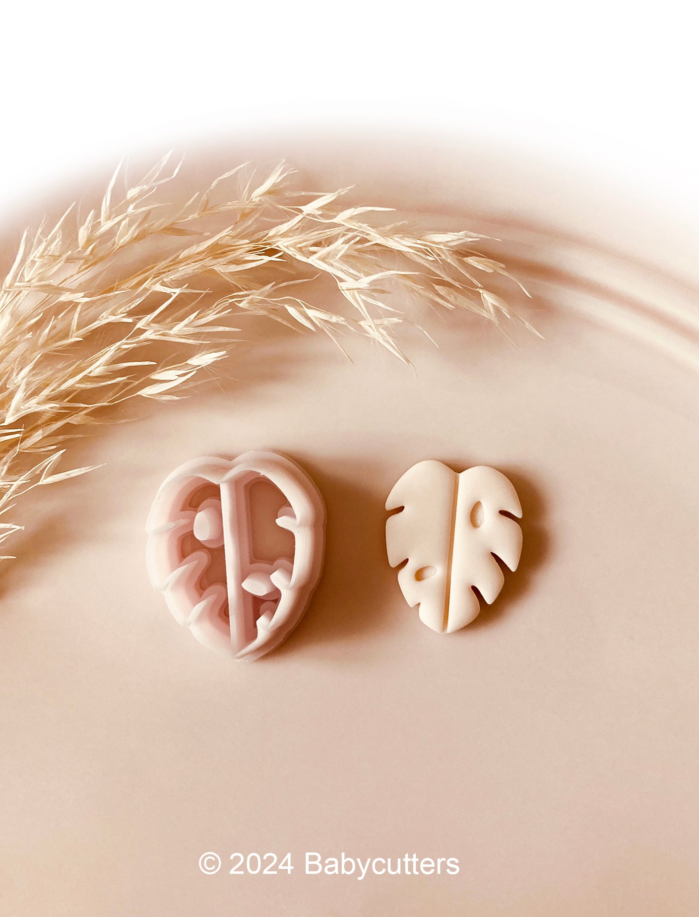 Monstera Leaf Shape Polymer Clay Jewellery Cutter