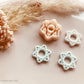 Winter Snowflake Cutter v7 - 23mm By Height  - Polymer Clay Cutter Tools
