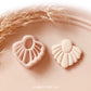 Art Deco Scallop Shell Fan Shape Polymer Clay Jewellery Cutter - Measurement is 27mm by Height