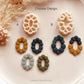 Cute Boho Fan Pattern Cutter Shape - Polymer Clay Cutter Tools
