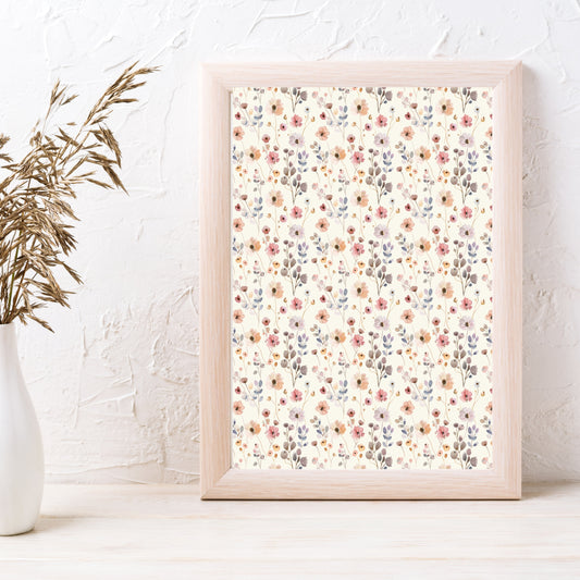 Sweet Botanical Floral Pattern - Image Transfer Paper