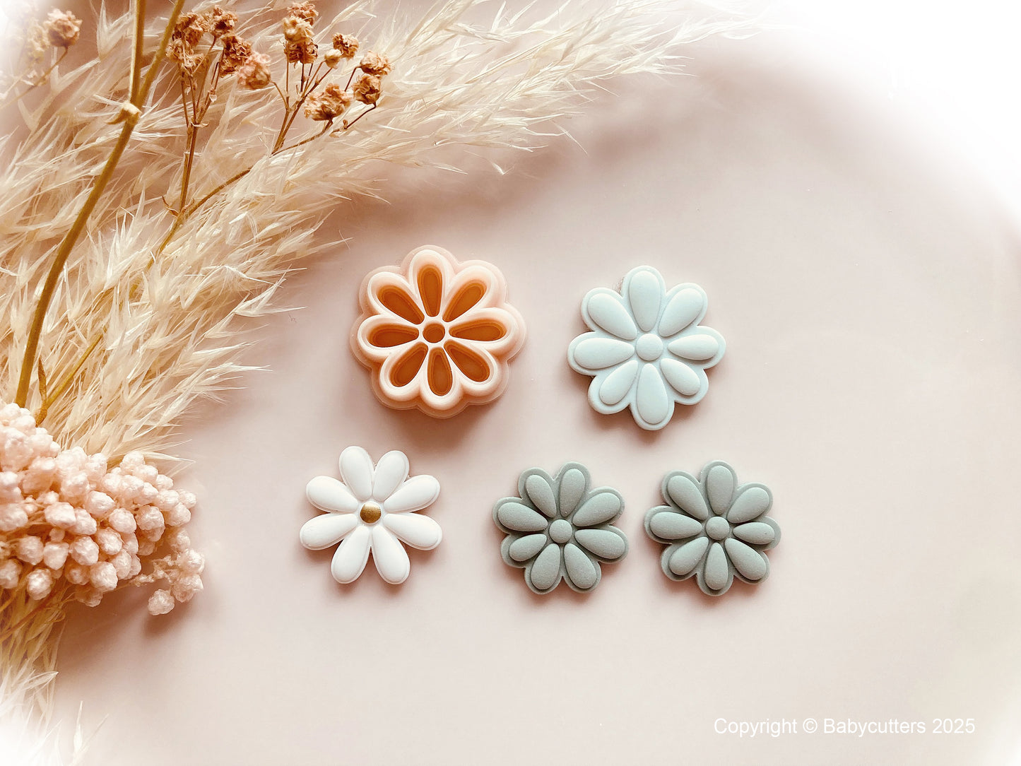Cute Abstract Flower Pattern Summer Cutter - Polymer Clay Cutter Tools