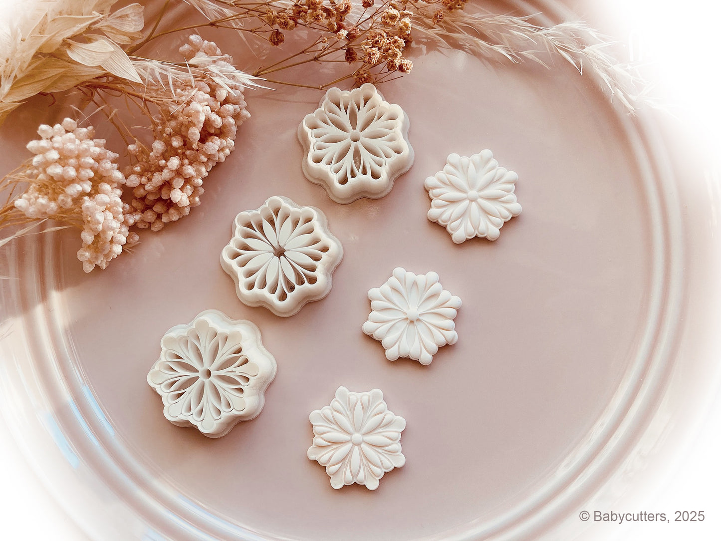 Snowflake Flower Pattern Summer Cutter - Polymer Clay Cutter Tools