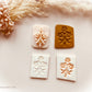 Flower Branch Polymer Clay Stamp