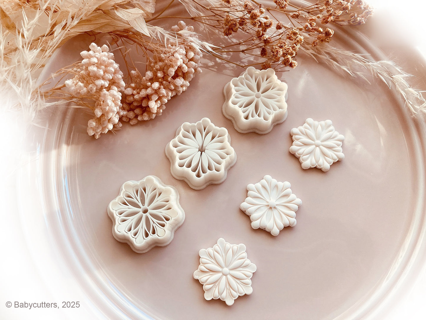 Snowflake Flower Pattern Summer Cutter - Polymer Clay Cutter Tools