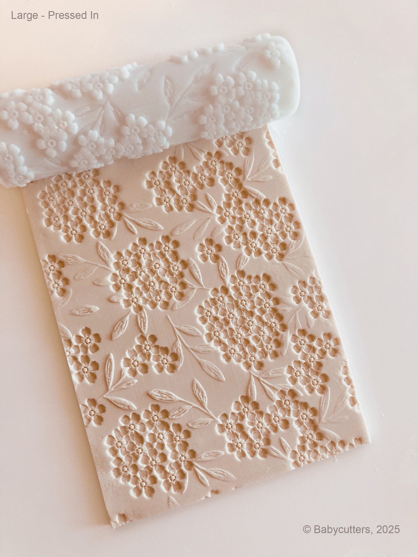 Hydrangea Bloom Flower Texture Roller