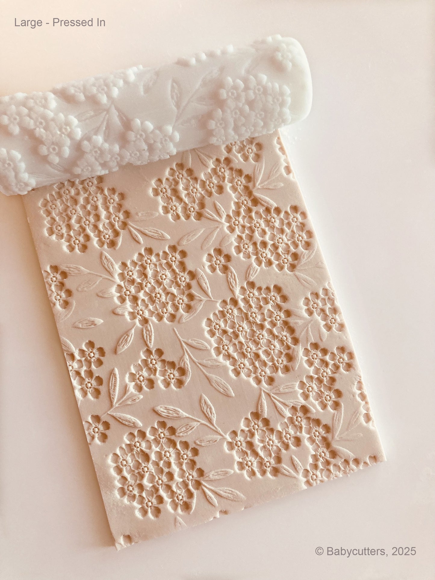 Hydrangea Bloom Flower Texture Roller