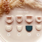 All Sorted Circle Pattern Boho Cutter Shape  - Polymer Clay Cutter Tools