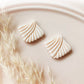 Art Deco Scallop Shell Fan Shape Polymer Clay Jewellery Cutter