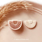 Half Sun Scallop Shell Fan Shape Polymer Clay Jewellery Cutter - Measurement is 20mm by Height