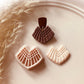 Macrame Cutter Design 1 - Embossed Shape Polymer Clay Jewellery Cutter - Approximate 25mm by Height