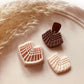 Macrame Cutter Design 1 - Embossed Shape Polymer Clay Jewellery Cutter - Approximate 25mm by Height