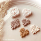 Rounded Autumn Leaf Dangle - Embossed Shape Polymer Clay Jewellery Cutter