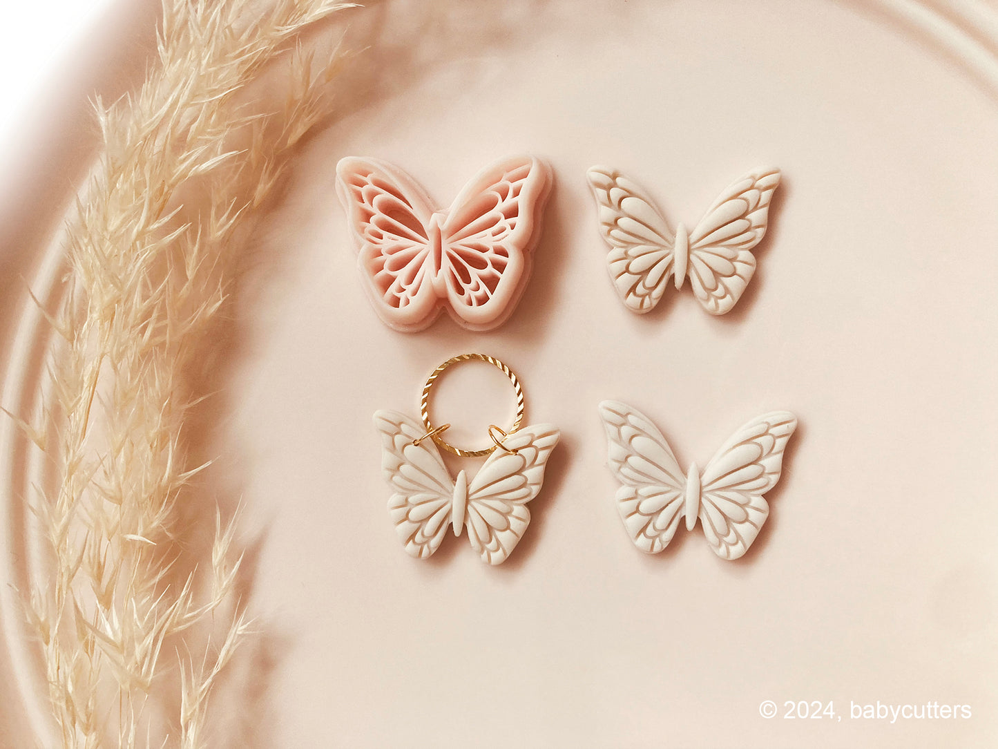 Full Butterfly Wing Animal Insect Bug Shape Polymer Clay Cutter