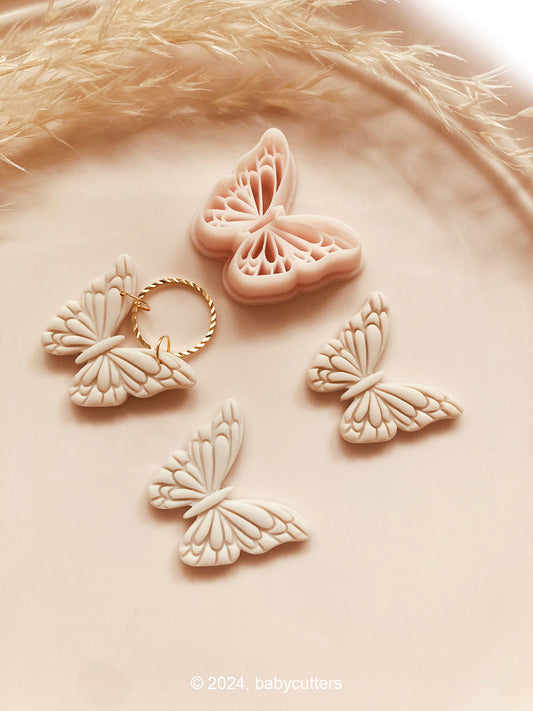 Full Butterfly Wing Animal Insect Bug Shape Polymer Clay Cutter