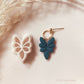 Elegant Leaf Dangle Embossed  - Polymer Clay Cutter