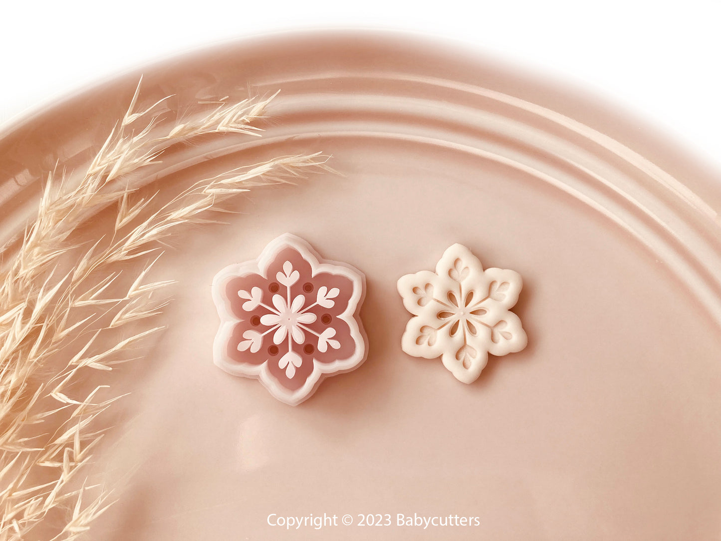 Snowflake Cutter v2 - Polymer Clay Cutter Tools