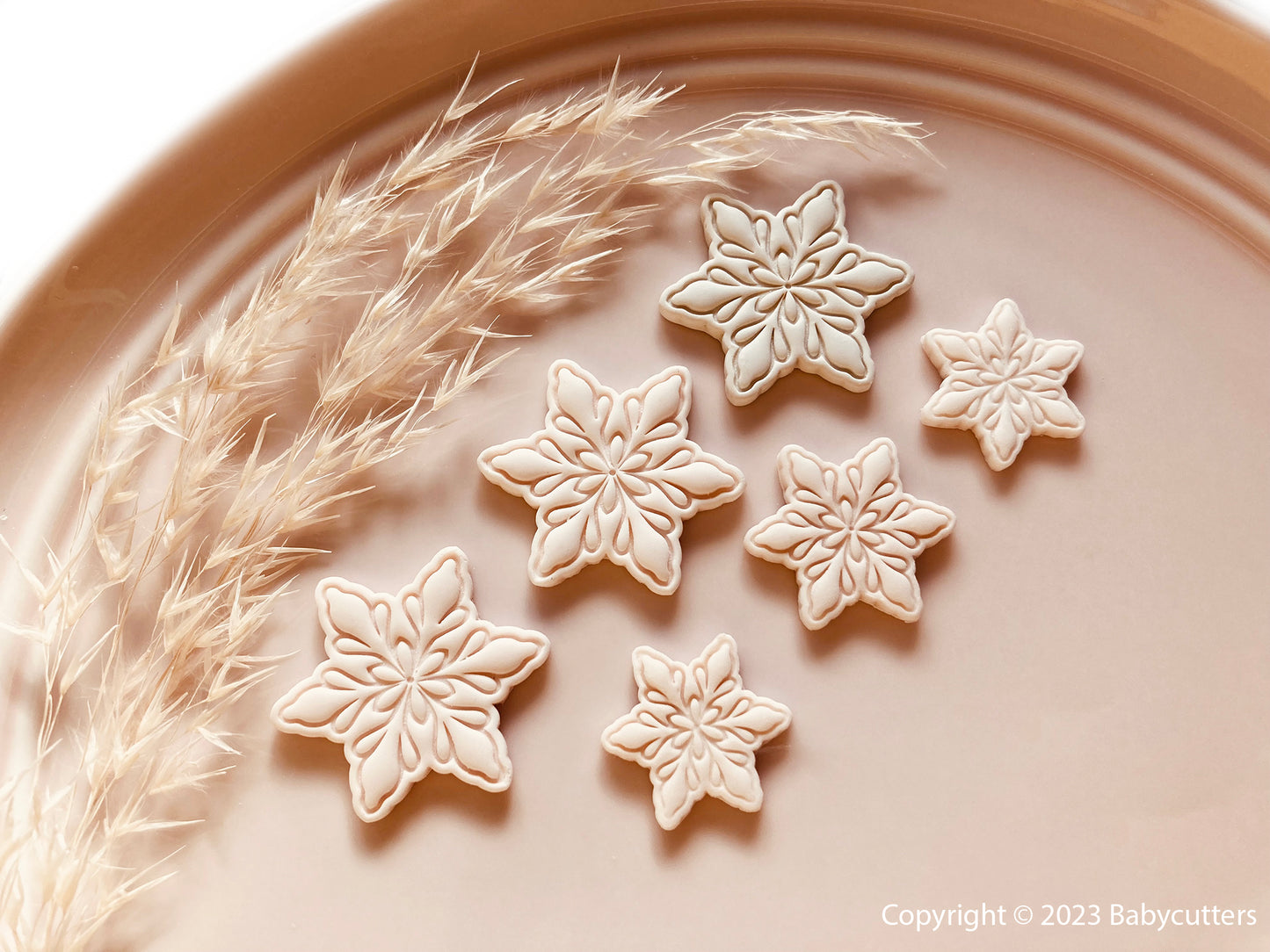 Snowflake Cutter v1 - Polymer Clay Cutter Tools