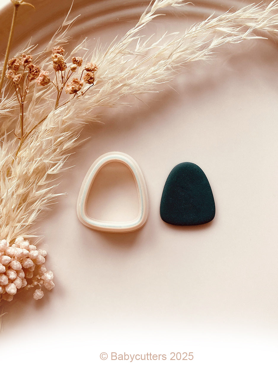 Basic Abstract Triangle Shape Polymer Clay Cutter - Polymer Clay Tools
