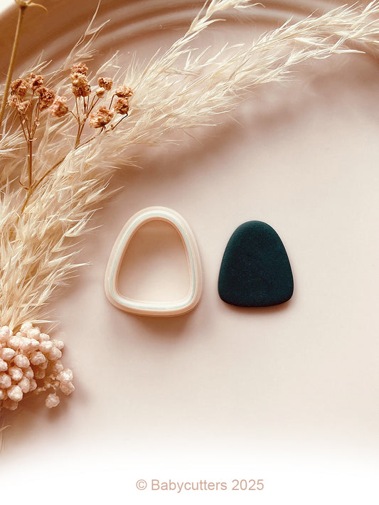 Basic Abstract Triangle Shape Polymer Clay Cutter - Polymer Clay Tools