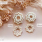 Long or Round Flower Pattern Summer Cutter with Hole - Polymer Clay Cutter Tools