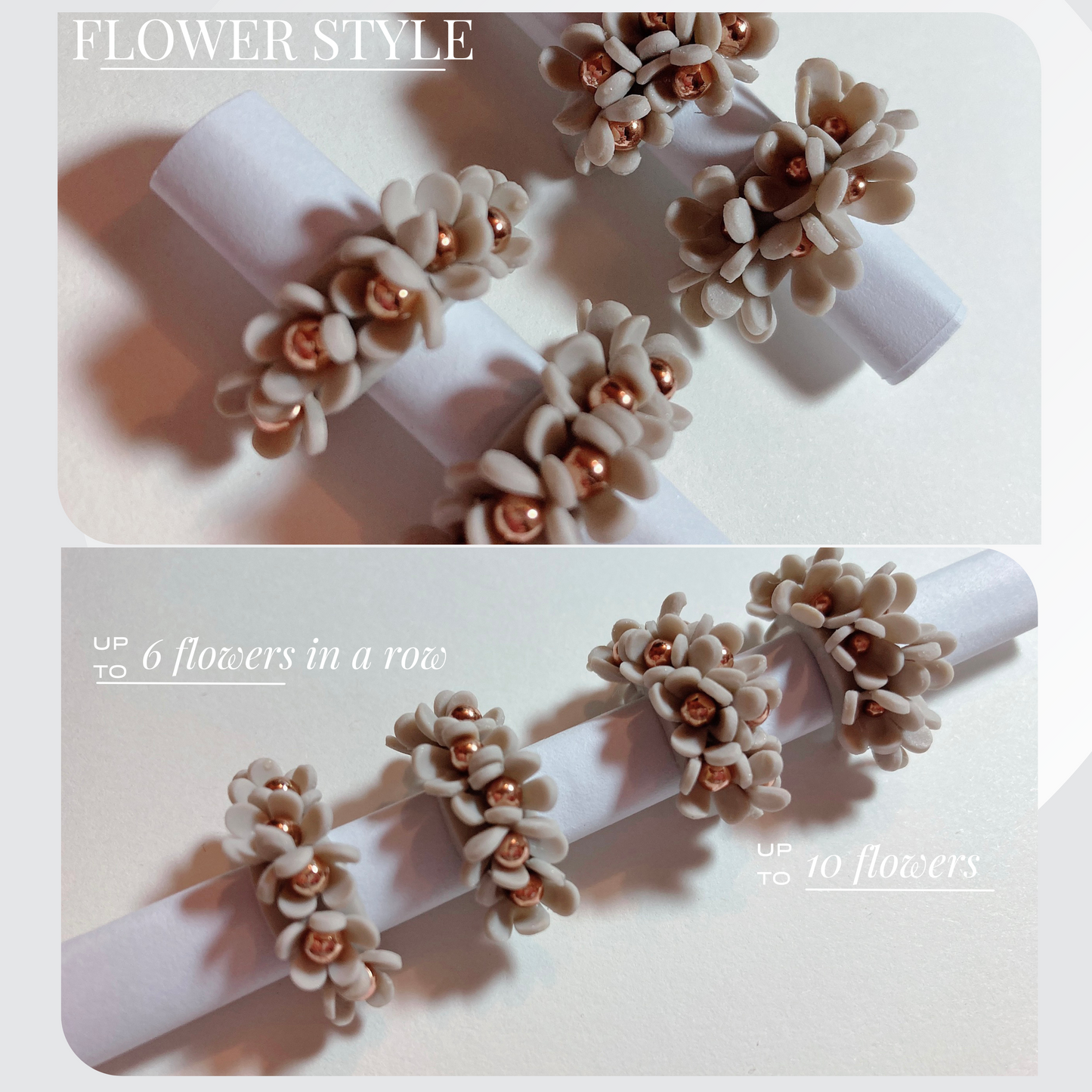 Flower Hoops Huggie Earring Cutter Set - Polymer Clay Jewellery Cutter