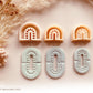 Round Arch Boho Pattern Cutter Shape Choose Design V2 - Polymer Clay Cutter Tools