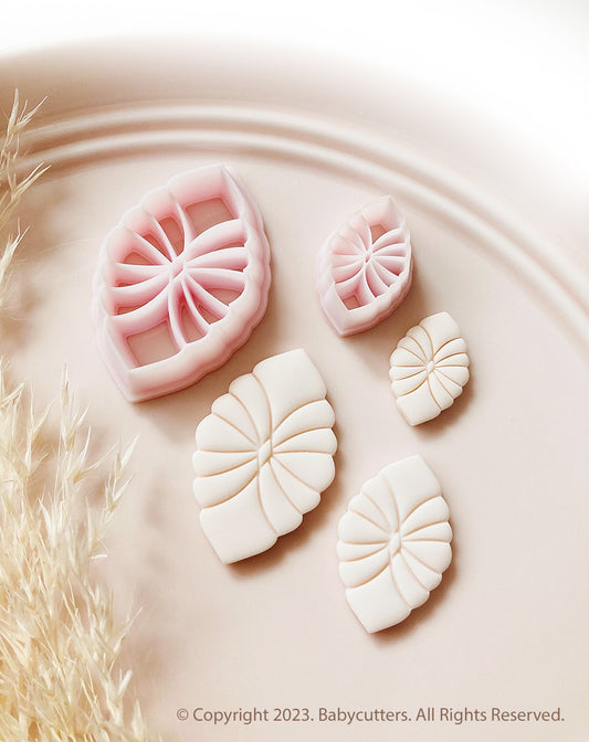 Flower Pattern Shape Polymer Clay Cutter