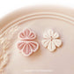 Cute Debossed Flower Shape Polymer Clay Cutter Set - Polymer clay Tools