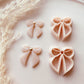 Ribbon Bow Shape Cutters - Embossed Bow Drop Dangle Polymer Clay Jewellery Cutter