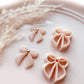 Ribbon Bow Shape Cutters - Embossed Bow Drop Dangle Polymer Clay Jewellery Cutter