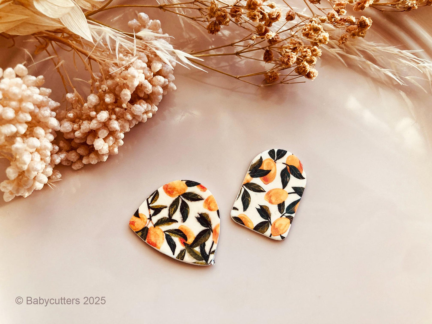 Orange Pattern 1 - Image Transfer Paper