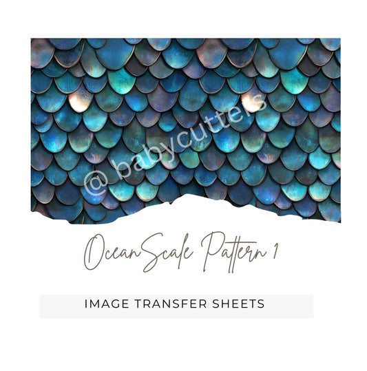 Ocean Pattern 1 - Image Transfer Paper