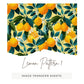 Lemon Pattern 1 - Image Transfer Paper