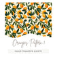 Orange Pattern 1 - Image Transfer Paper