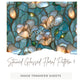 Stained Glass Floral Pattern 7 - Image Transfer Paper