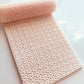 Jasmine Crochet Knitted Embossed Pattern Roller - Texture Roller 70mm Long