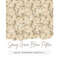 Spring Green Bloom - Image Transfer Paper