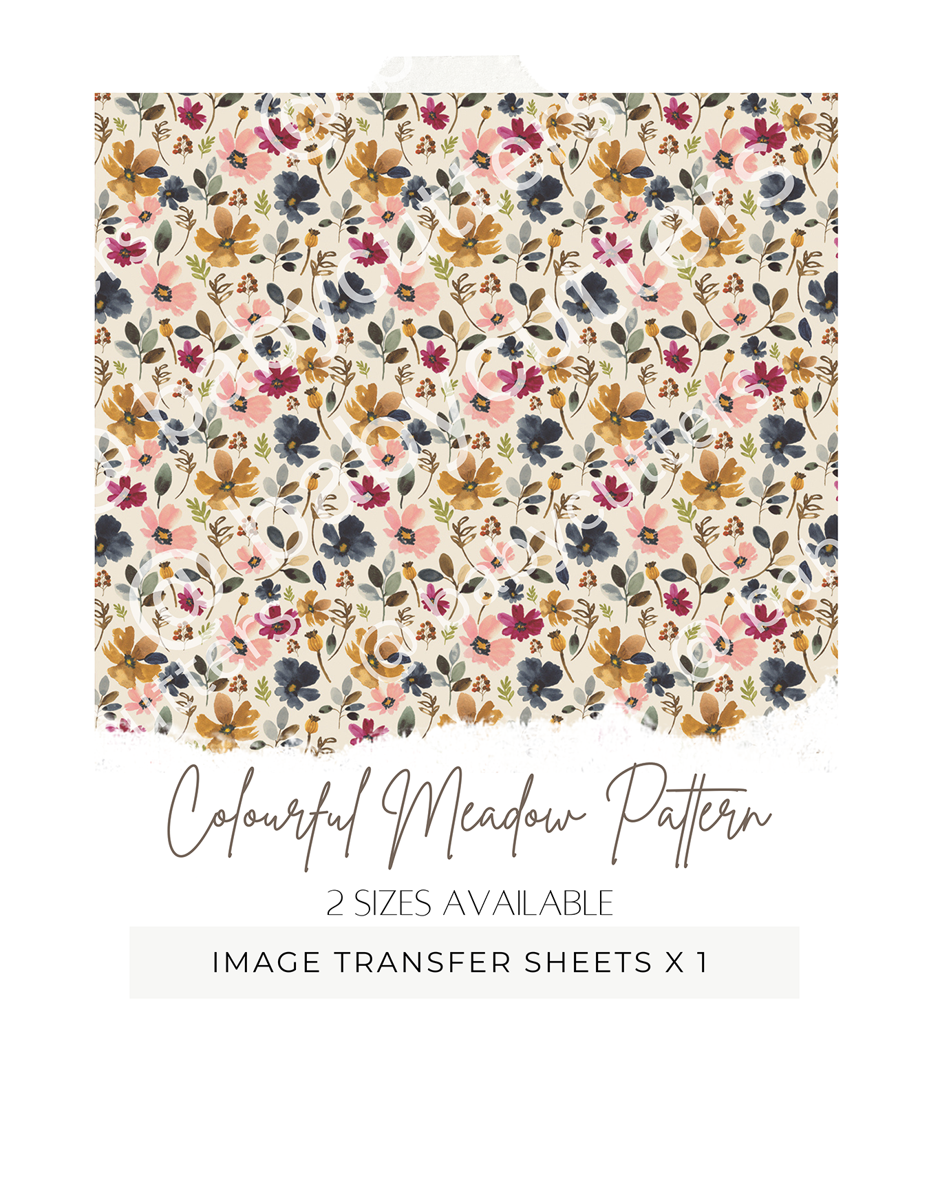 Colourful Meadow - Image Transfer Paper