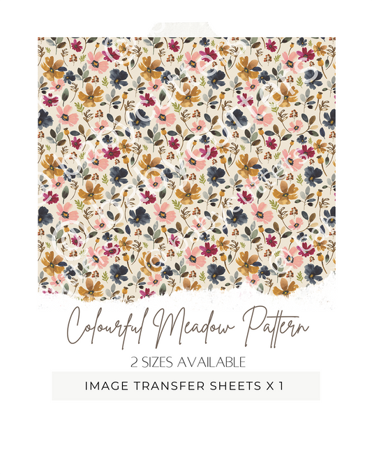 Colourful Meadow - Image Transfer Paper