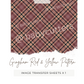 Gingham Red & Yellow Pattern - Image Transfer Paper